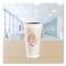 Dart Cafe G Foam Hot/Cold Cups, 20 oz, Brown/Red/White, PK20 20X16G - alternate 4
